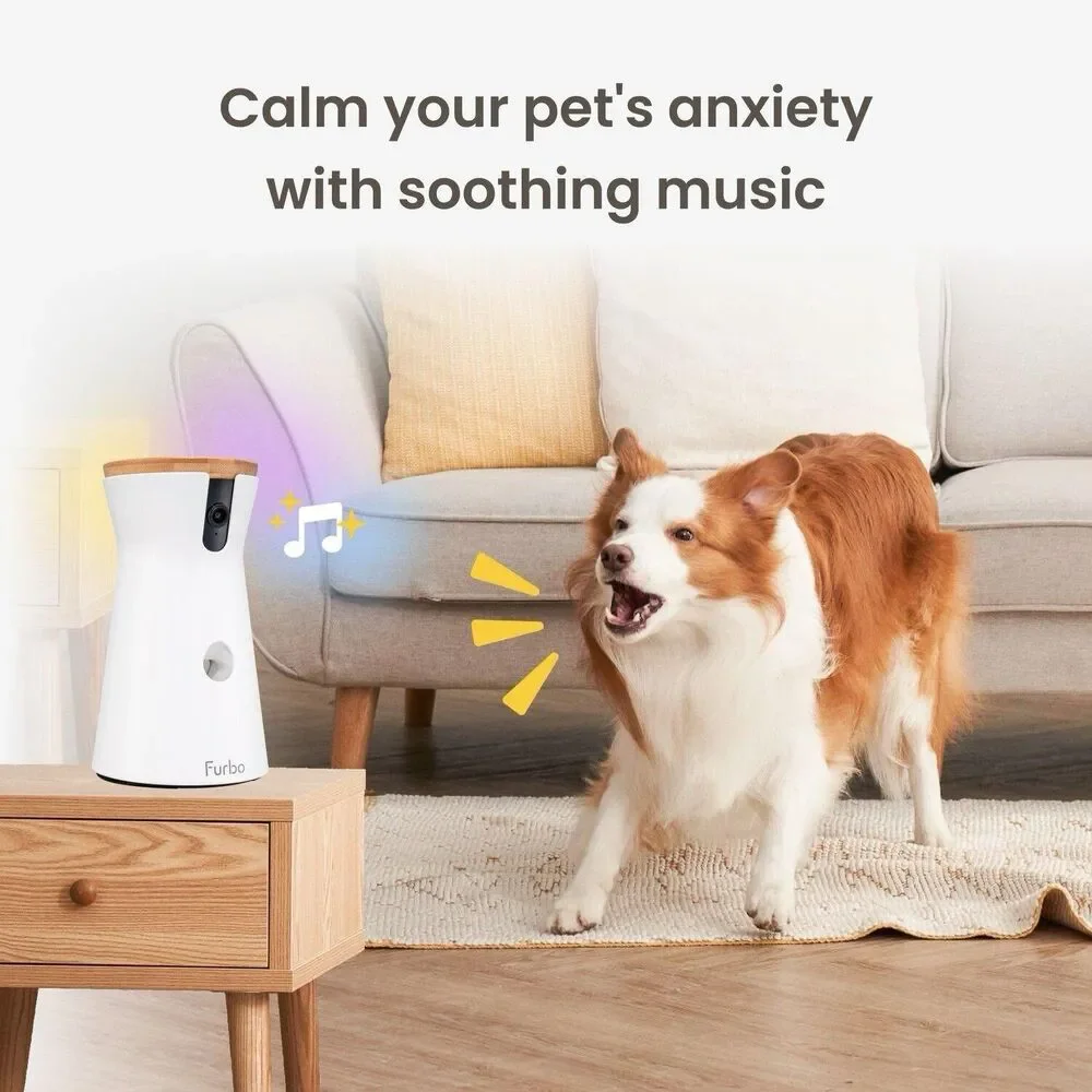 Furbo-2 Dog Camera, 1080P 2.4G Wifi only, 2-Way Audio, Treat tossing.